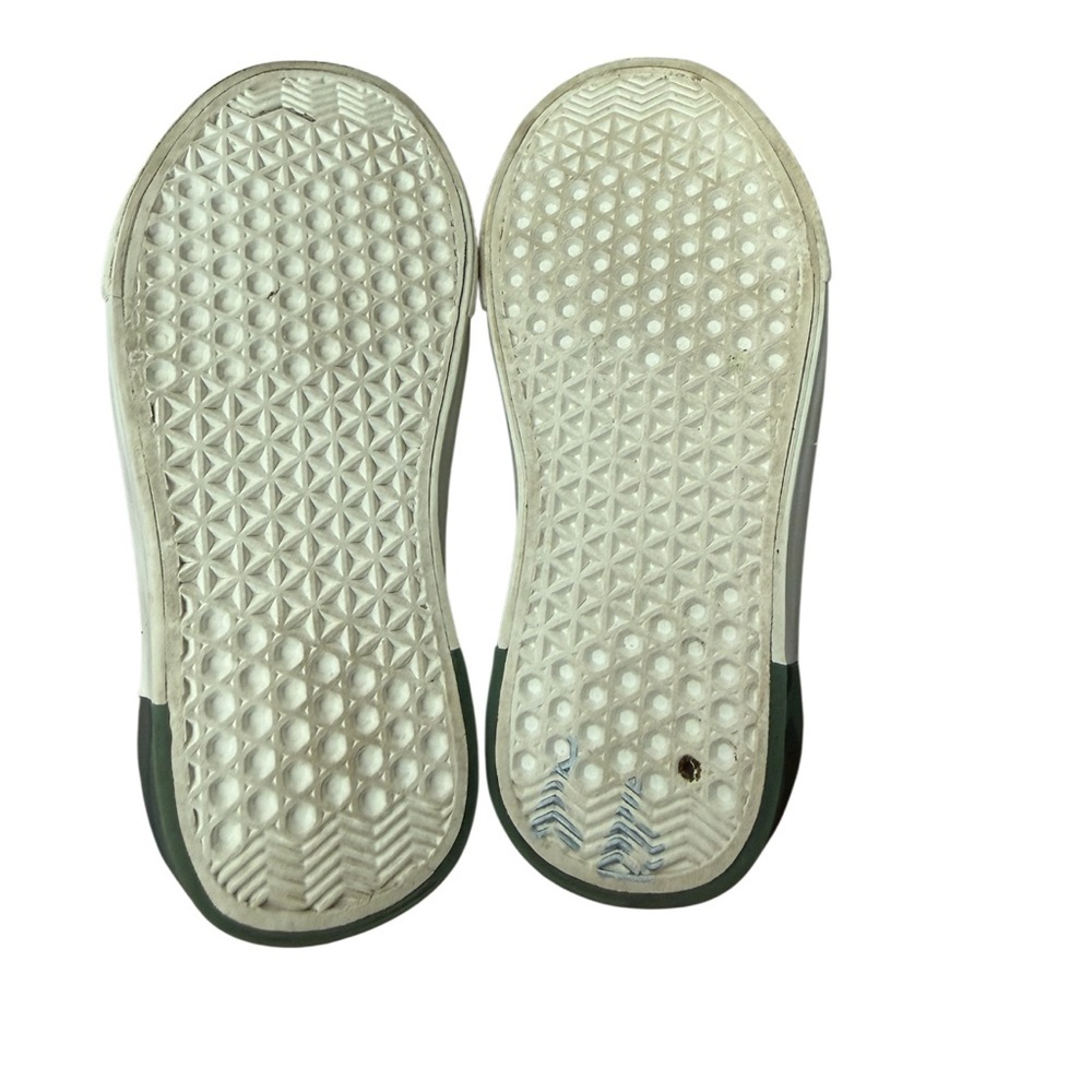 Mini Boden Kids Navy and Green Velcro Sneakers-Euro size 24 US size 7.5 - Picture 11 of 13